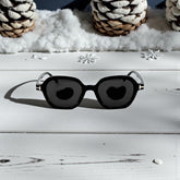 Monture noire & verres foncés