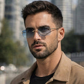 Lunettes Homme Bleu Dégradé