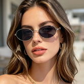 Black Pearl Silver – Lunettes de Soleil Femme Oval