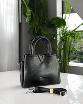 Sac noir à double anse