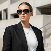 Lunette Femme Noir Prestige – Gold Touch UV400