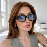 Lunettes écaille bleu