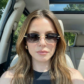 Lunettes Femme Noir & Doré – Glam Séduction
