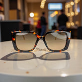 Lunettes femme – Monture écaille marron