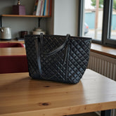 Cabas Noir Matelassé