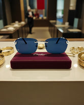 Cartier – Élégance Bleue & Argent 💎