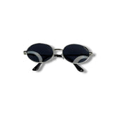 Lunettes de Soleil Unisexe Oval – Black Silver Edition