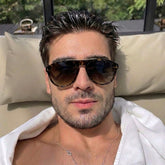 Havana Brown Dégradé – Lunettes de Soleil Premium Homme UV400