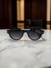 Lunettes rondes – noir / verres dégradé