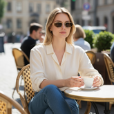 Lunettes de soleil femme – Miu Miu MUAS25 Doré & Marron