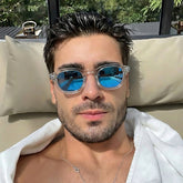 Lunettes Homme Bleu Miroir – Fresh Drip