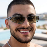 Olive Steel UV400 – Lunettes Homme