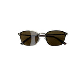 Lunettes Unisexe Marron & Doré – Style Rectangulaire