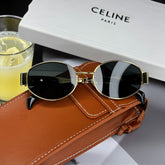 Lunettes de soleil femme – Céline CL40272 Doré & Noir