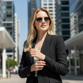 Ray-Ban RB3556N 001/3F – Lunettes de soleil Octogonale Silver & Dégradé