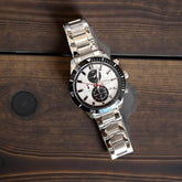 Montre Chrono Homme – Argent