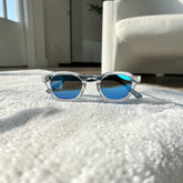 Lunettes Bleu Miroir Transparent