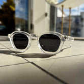 Lunettes homme – Carrées transparentes