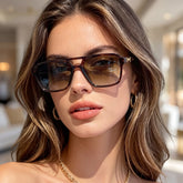 Brown Glow UV400 – Lunettes Femme