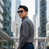 Monture écaille foncée & style urbain moderne