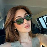 Lunettes carrées gris foncé vert 💚