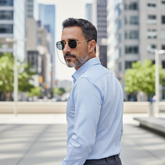 Lunettes géométriques à monture métallique