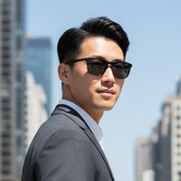 Lunettes homme – Noir business chic
