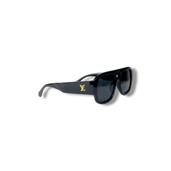 Lunettes de Soleil Homme Oversized – Total Black Edition