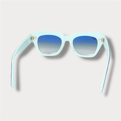 Lunettes de soleil bleues unisexes – Verres dégradés