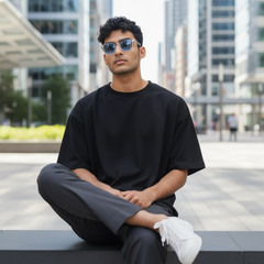 Blue Reflections of Confidence