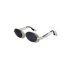 Lunettes de Soleil Unisexe Oval – Black Gold Elite