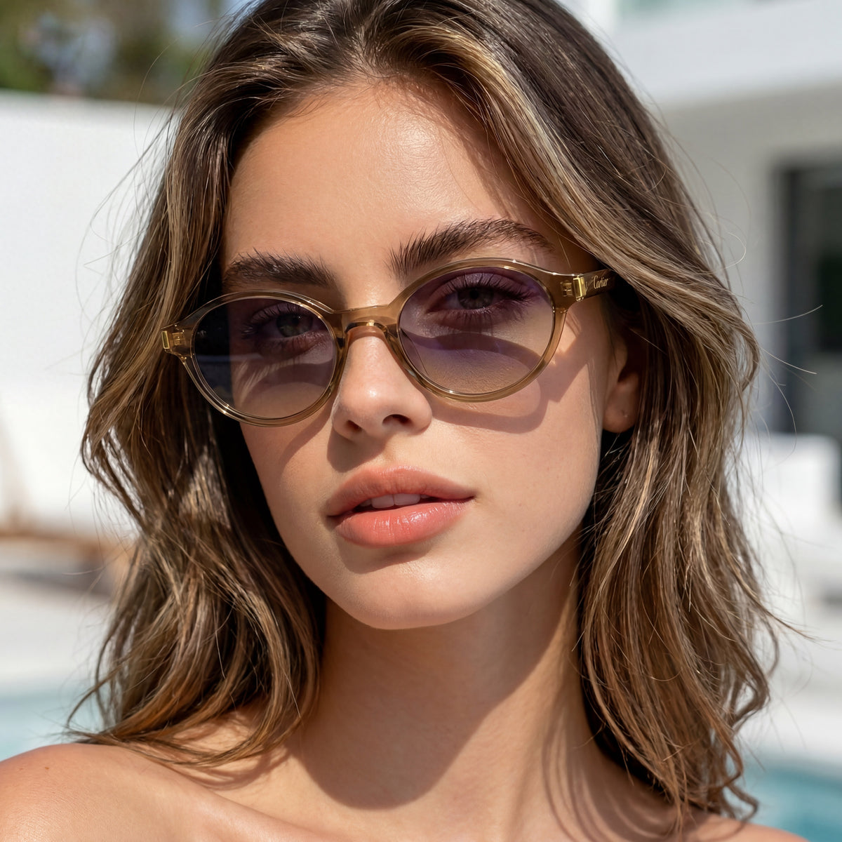 Lunettes Femme Photochromiques – Golden Smoke Edition