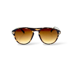 Lunette Homme Style Vintage Marron Dégradé