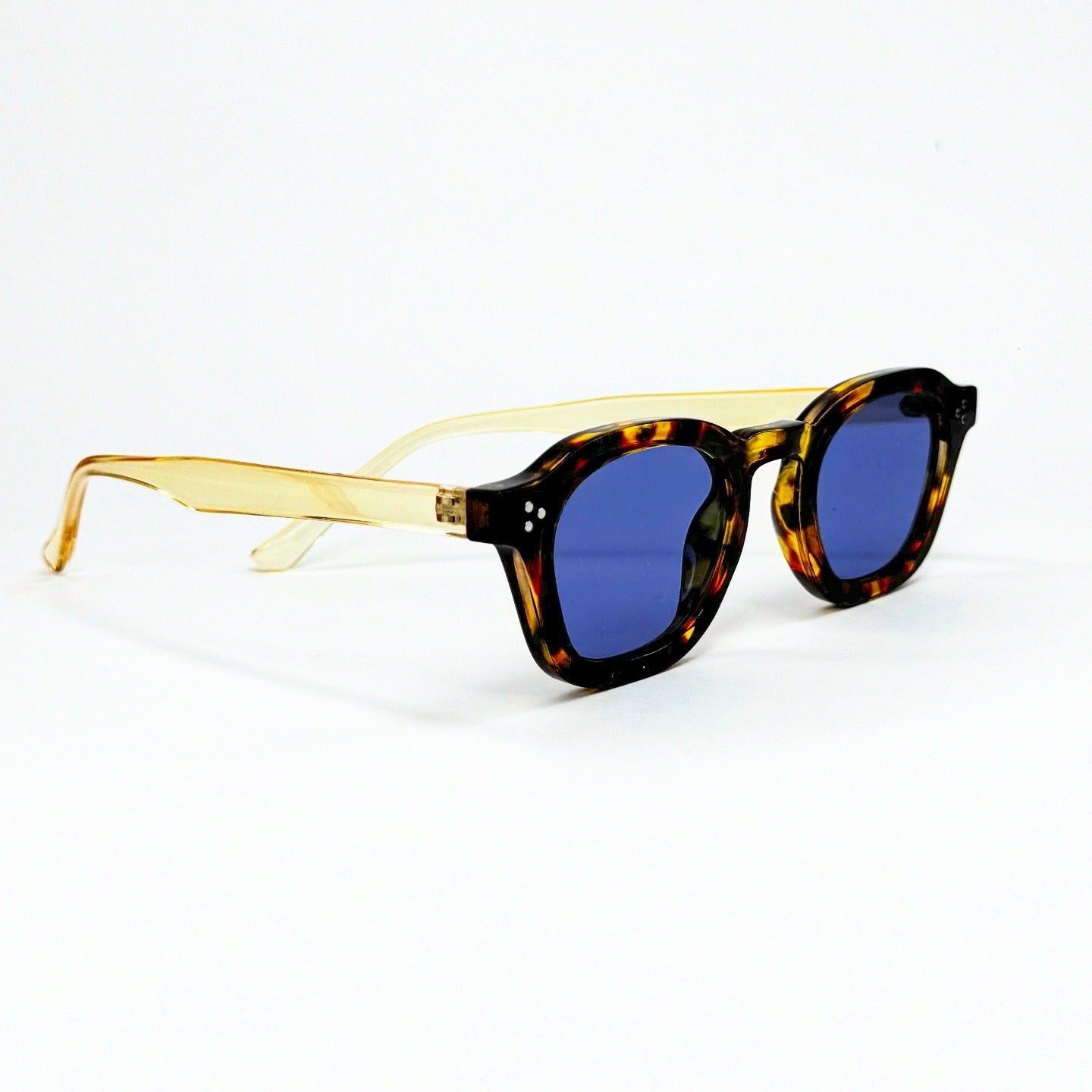 Lunettes de soleil unisexe – Monture épaisse avec verres colorés