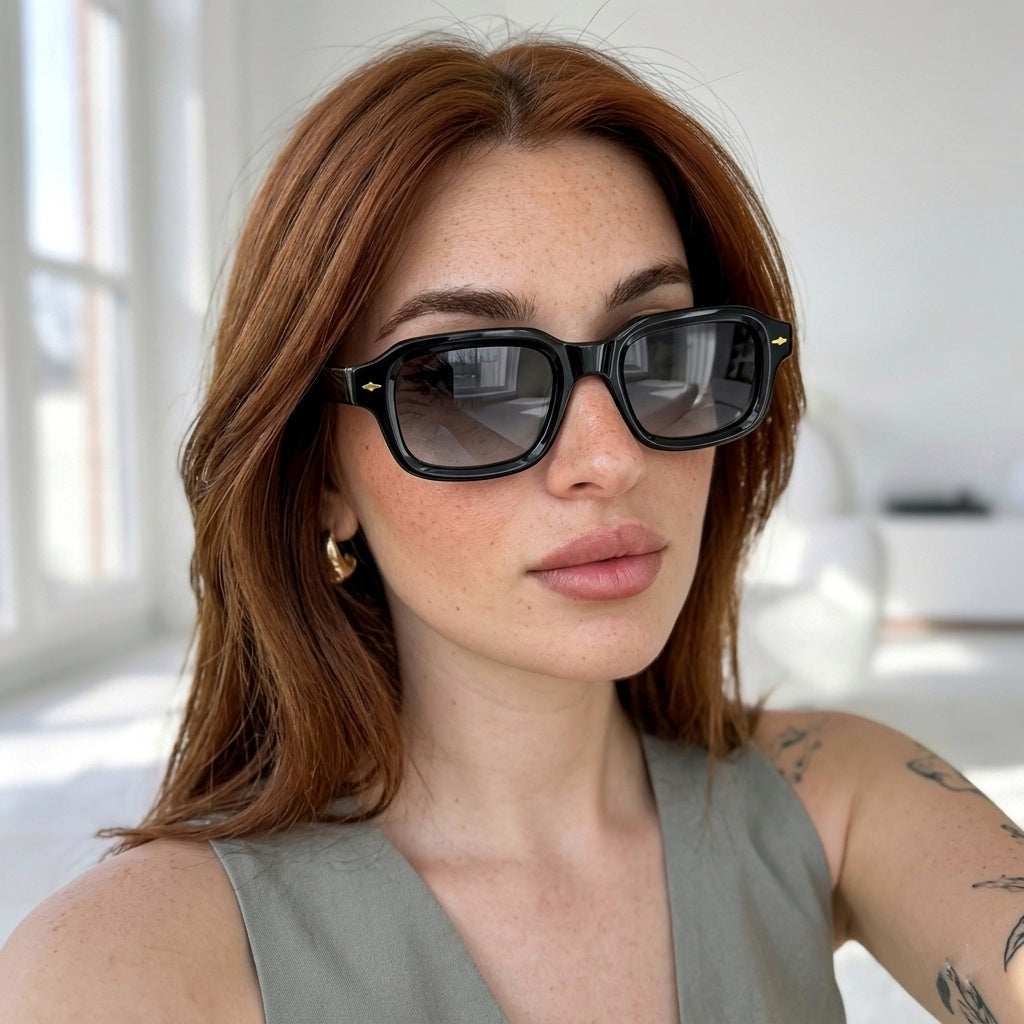 Lunettes carrées noir dégradé 🖤