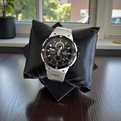 Naviforce – Chrono Acier Noir