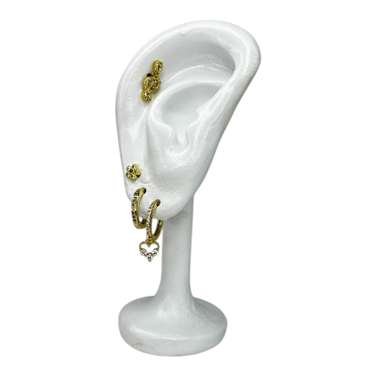 Pack Piercings Dorés – Cœur & Strass Étincelants 💛