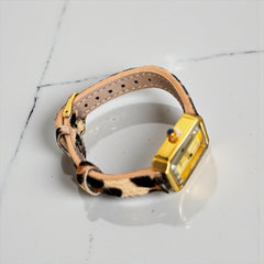 Léopard – Gold Rectangle