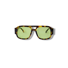 Lunettes de Soleil Femme Oversized – Tortoise Olive Green Edition