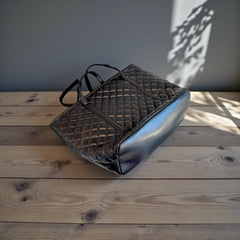 Cabas Noir Matelassé