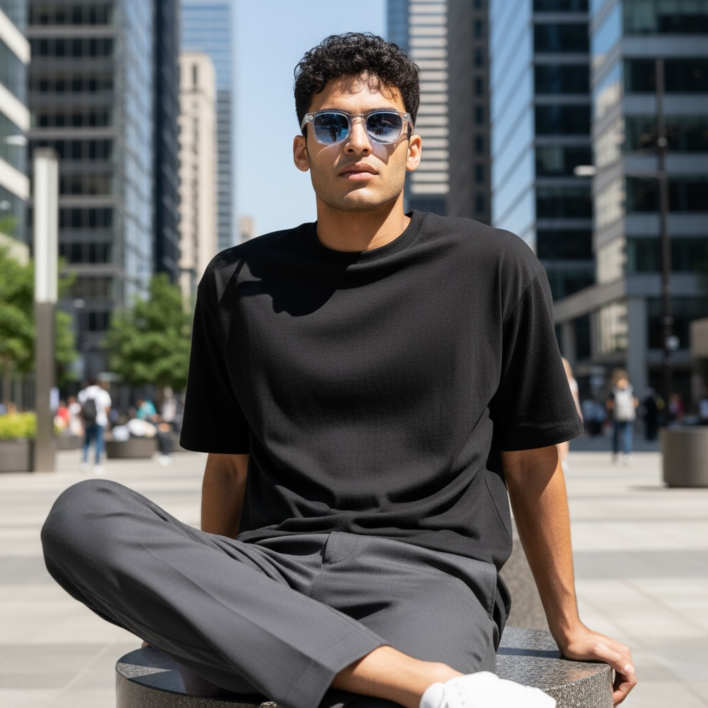 Blue Reflections of Confidence