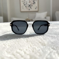 Lunette Homme Square Noir Classique – Collection 2026