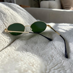 Lunette Femme Retro Green