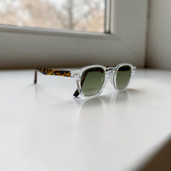 Lunettes Homme Olive Hexagonal