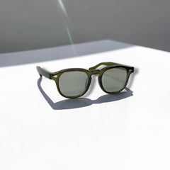 Lunettes Unisexe Photochromiques – Olive Crystal Edition