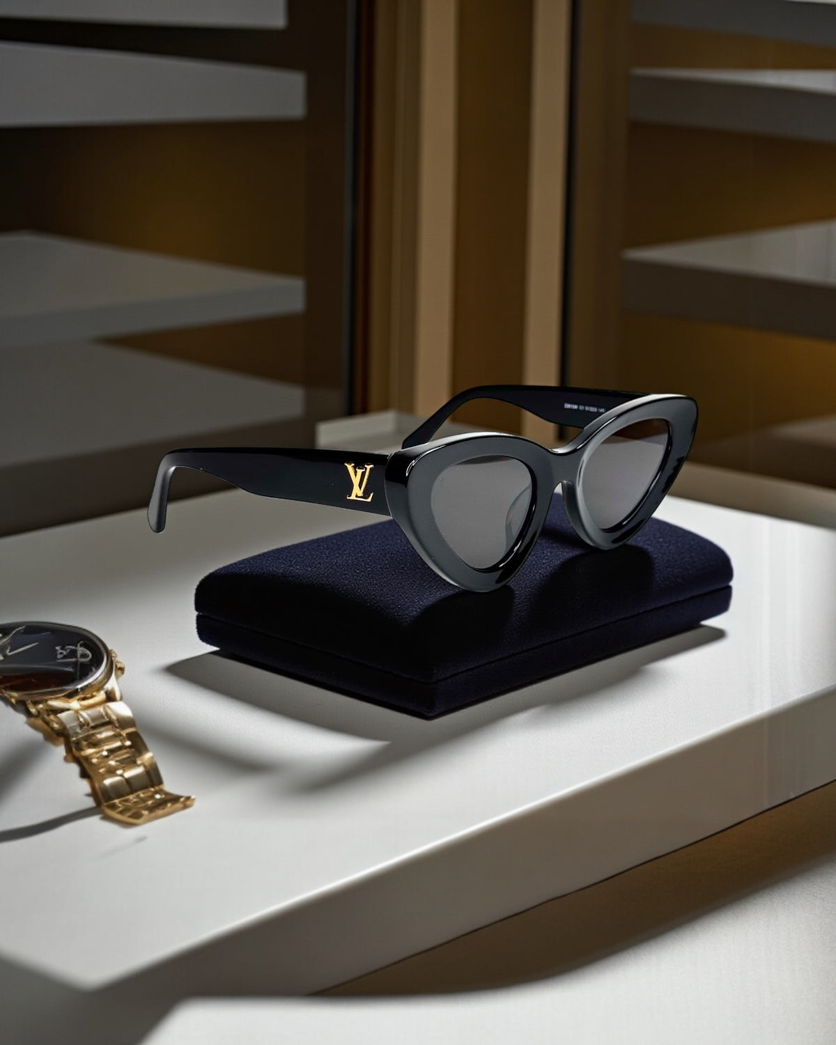 Louis Vuitton – Cat Eye Élégance 🖤