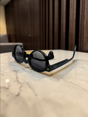 Lunettes Homme Rondes Noir Dégradé