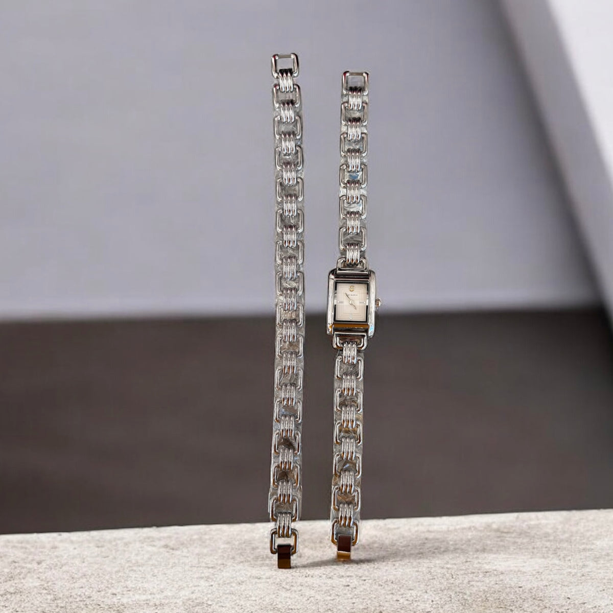 Montre + Bracelet Silver