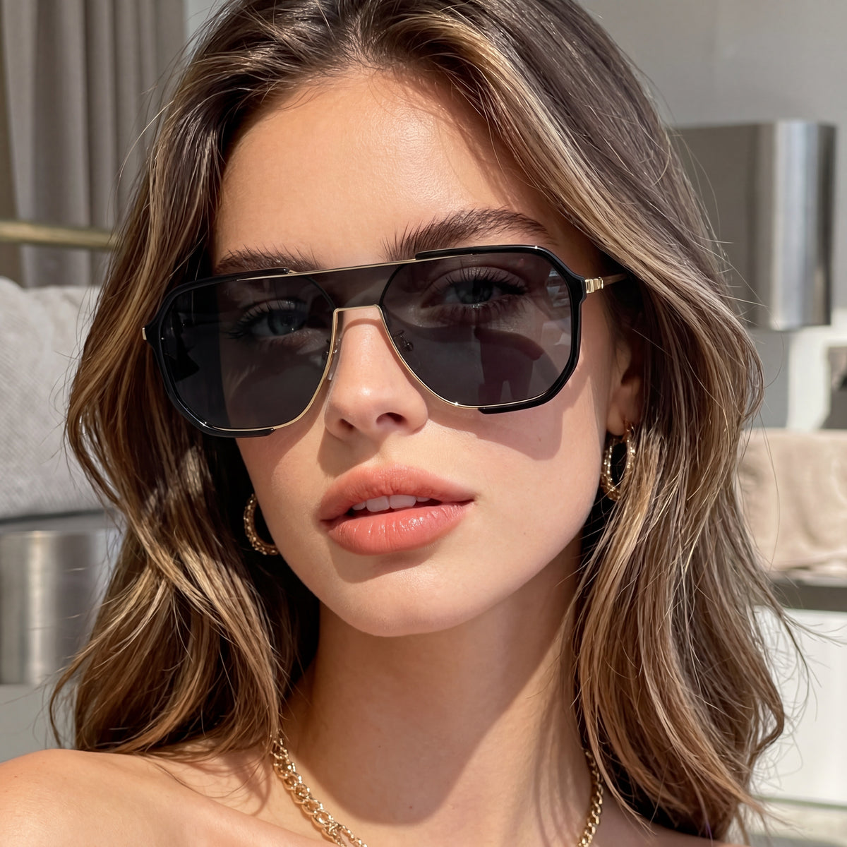 Shadow X – Lunettes Oversized Noir 🖤