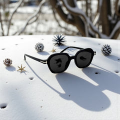 Monture noire & verres foncés